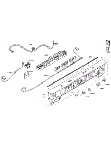 Control Panel parts for Bosch Dishwasher SHX3AR52UC/12 from AppliancePartsPros.com