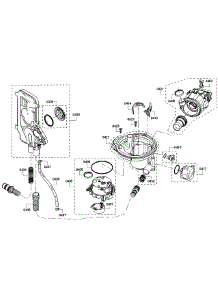 Pump Assembly parts for Bosch Dishwasher SHX53T55UC/01 from AppliancePartsPros.com