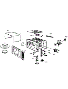 Microwave parts for Bosch Wall Oven HBL8750UC/04 from AppliancePartsPros.com