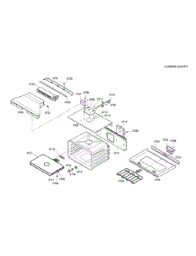 Lower Cavity parts for Bosch Wall Oven HBL5055AUC/01 from AppliancePartsPros.com