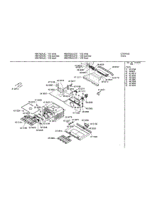 Upper Cavity parts for Bosch Wall Oven HBN752AUC/01 from AppliancePartsPros.com
