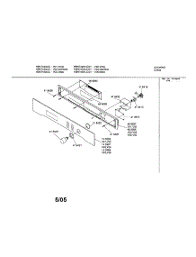 Fascia Panel parts for Bosch Wall Oven HBN742AUC/01 from AppliancePartsPros.com