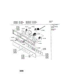 Fascia Panel parts for Bosch Wall Oven HBL445AUC/01 from AppliancePartsPros.com
