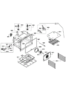 Oven Assembly parts for Bosch Wall Oven HBL8750UC/04 from AppliancePartsPros.com