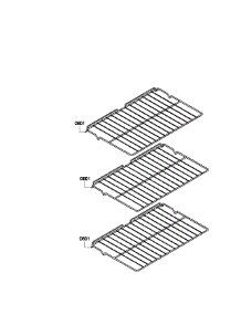Shelfs parts for Bosch Wall Oven HBL3460UC/07 from AppliancePartsPros.com