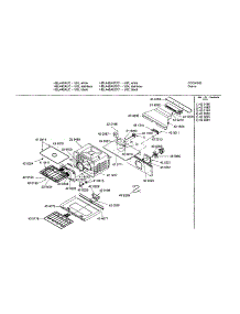 Cavity parts for Bosch Wall Oven HBL446AUC/01 from AppliancePartsPros.com