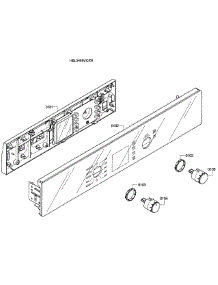 Control Panel parts for Bosch Wall Oven HBL3460UC/08 from AppliancePartsPros.com