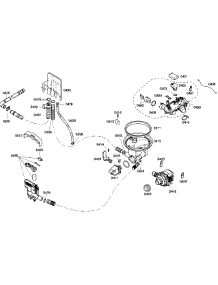 Pump Section parts for Bosch Dishwasher SHX55M02UC/50 from AppliancePartsPros.com