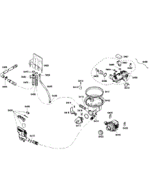 Pump Section parts for Bosch Dishwasher SHX55M02UC/52 from AppliancePartsPros.com