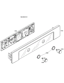 Control Panel parts for Bosch Wall Oven HBL3460UC/01 from AppliancePartsPros.com