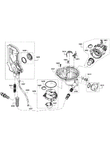 Pump Assembly parts for Bosch Dishwasher SHP53T55UC/01 from AppliancePartsPros.com