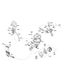 Pump Assembly parts for Bosch Dishwasher SHX45P01UC/53 from AppliancePartsPros.com