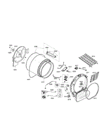 Drum parts for Bosch Dryer WTMC6321US/03 from AppliancePartsPros.com