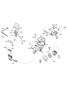 Pump parts for Bosch Dishwasher SHE42L15UC/50 from AppliancePartsPros.com