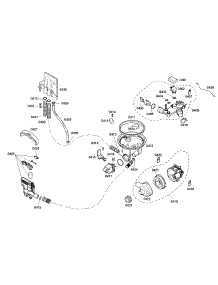 Pump parts for Bosch Dishwasher SHE42L15UC/43 from AppliancePartsPros.com