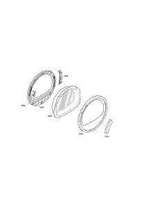 Window parts for Bosch Dryer WTE86300US/01 from AppliancePartsPros.com