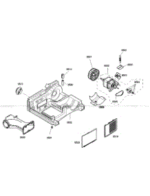 Motor Assembly parts for Bosch Dryer WTV76100US/01 from AppliancePartsPros.com