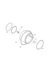 Drum parts for Bosch Dryer WTE86300US/03 from AppliancePartsPros.com