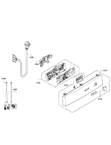 Control Panel parts for Bosch Dryer WTC82100US/05 from AppliancePartsPros.com