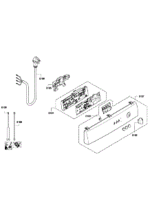 Control Panel parts for Bosch Dryer WTC82100US/01 from AppliancePartsPros.com