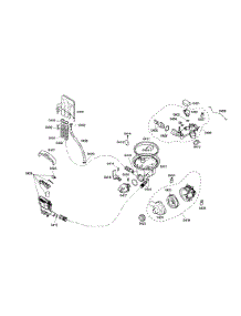 Sump  /  Pump  /  Heater parts for Bosch Dishwasher SHU33A02UC/40 from AppliancePartsPros.com