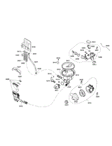 Pump parts for Bosch Dishwasher SHE42L15UC/22 from AppliancePartsPros.com