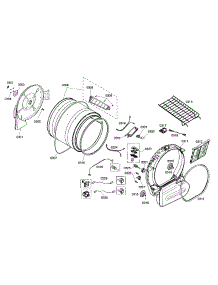 Drum Assembly parts for Bosch Dryer WTMC8321US/05 from AppliancePartsPros.com