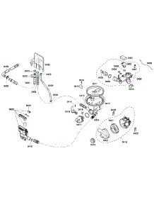 Pump parts for Bosch Dishwasher SHE43F02UC/56 from AppliancePartsPros.com