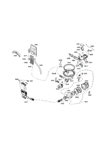 Sump  /  Pump  /  Heater parts for Bosch Dishwasher S35KMK17UC/18 from AppliancePartsPros.com