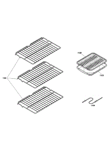 Oven Shelfs parts for Bosch Wall Oven HBL5760UC/08 from AppliancePartsPros.com