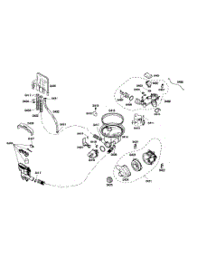 Pump Assembly parts for Bosch Dishwasher SHE46C05UC/22 from AppliancePartsPros.com
