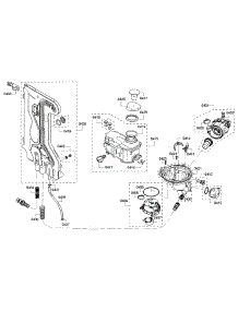Pump parts for Bosch Dishwasher SHX7PT55UC/07 from AppliancePartsPros.com