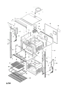 Body, Upper parts for Bosch Wall Oven HBL555AUC from AppliancePartsPros.com