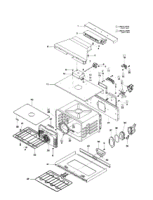 Cavity, Upper And Lower parts for Bosch Wall Oven HBL552AUC from AppliancePartsPros.com