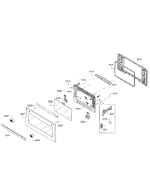 Door Assembly parts for Bosch Wall Oven HBL5751UC/01 from AppliancePartsPros.com
