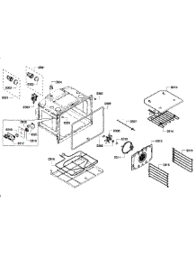 Conv-Cell parts for Bosch Wall Oven HBL5650UC/05 from AppliancePartsPros.com
