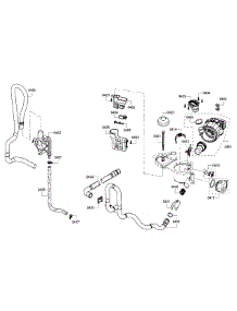 Pump Assembly parts for Bosch Dishwasher SHX3AR75UC/15 from AppliancePartsPros.com
