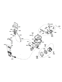 Pump Assembly parts for Bosch Dishwasher SHE46C02UC/40 from AppliancePartsPros.com