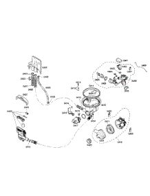 Pump Assembly parts for Bosch Dishwasher SHE45C05UC/40 from AppliancePartsPros.com