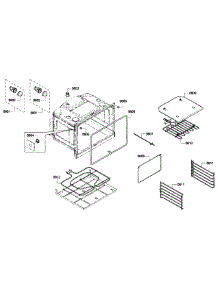 Non-Conv-Cell parts for Bosch Wall Oven HBL5650UC/05 from AppliancePartsPros.com