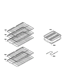 Shelfs parts for Bosch Wall Oven HBL5650UC/05 from AppliancePartsPros.com