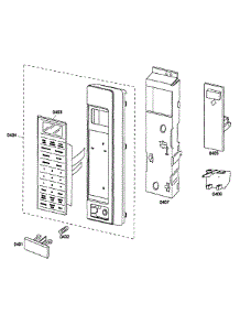 Microwave Panel parts for Bosch Wall Oven HBL5760UC/02 from AppliancePartsPros.com