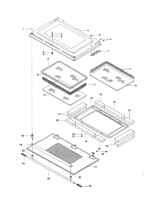 Door parts for Bosch Wall Oven HBL536AUC from AppliancePartsPros.com