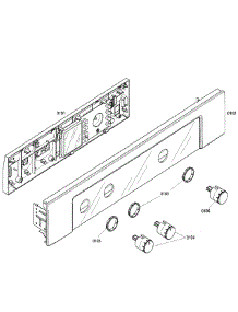Control Panel parts for Bosch Wall Oven HBN5660UC/03 from AppliancePartsPros.com