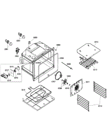 Oven Upper parts for Bosch Wall Oven HBN5660UC/02 from AppliancePartsPros.com