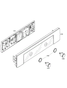 Control Panel parts for Bosch Wall Oven HBN5460UC/02 from AppliancePartsPros.com