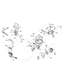 Pump Assembly parts for Bosch Dishwasher SHE45M02UC/50 from AppliancePartsPros.com