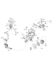 Pump Assembly parts for Bosch Dishwasher SHE45M02UC/46 from AppliancePartsPros.com