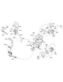 Pump Assembly parts for Bosch Dishwasher SHE45C02UC/56 from AppliancePartsPros.com