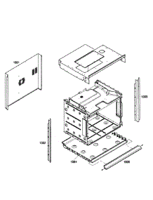 Oven Cabinet parts for Bosch Wall Oven HBL5760UC/02 from AppliancePartsPros.com